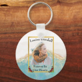 Personalisiertes Foto und Namensgedanke Schlüsselanhänger (Vorderseite)