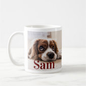 Personalisiertes Foto und Namensgewähr Kaffeetasse (Links)