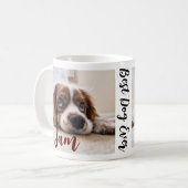 Personalisiertes Foto und Namensgewähr Kaffeetasse (Vorderseite Links)