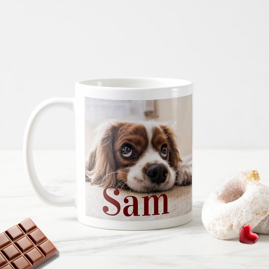 Personalisiertes Foto und Namensgewähr Kaffeetasse