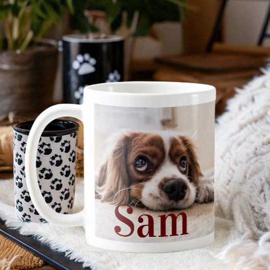 Personalisiertes Foto und Namensgewähr Kaffeetasse