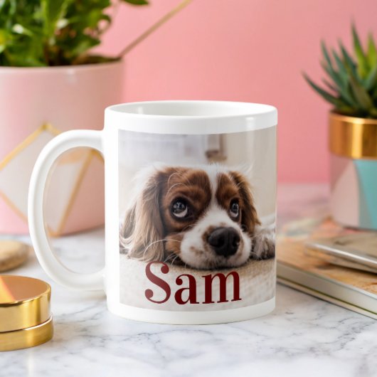 Personalisiertes Foto und Namensgewähr Kaffeetasse