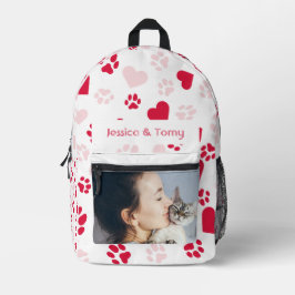 Personalisiertes Foto- und Namenspattern Bedruckter Rucksack