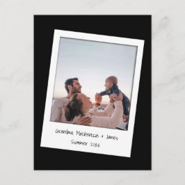 Personalisiertes Foto und Rahmen Postkarte