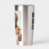 Personalisiertes Foto und Text Bester Vater je Thermobecher (Rechts)