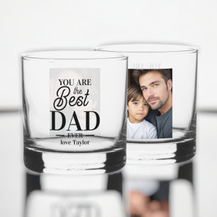 Personalisiertes Foto und Text du bist der Beste ü Whiskyglas