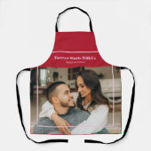 Personalisiertes Foto- und Text-Geschenk mit Roman Schürze (Vorderseite)