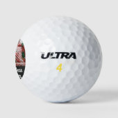 Personalisiertes Foto und Text Golfball (Logo)
