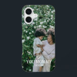 Personalisiertes Foto und Text iPhone 16 Hülle<br><div class="desc">Machen Sie eine Personalisierte Foto Liebe Herz-Sake Handy-Fall von Ricaso - fügen Sie Ihre eigenen Fotos und Text - Foto Keepsake Geschenke</div>