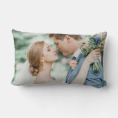 Personalisiertes Foto und Text Lendenkissen (Rückseite)