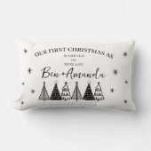 Personalisiertes Foto und Text Lendenkissen (Vorderseite)