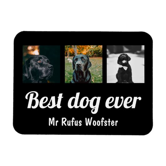 Personalisiertes Foto und Text Magnet (Horizontal)