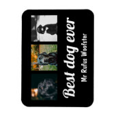 Personalisiertes Foto und Text Magnet (Vertikal)