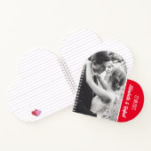 Personalisiertes Foto und Text Notizblock (Innenseite)