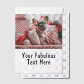 Personalisiertes Foto und Text Pergament Einladungen (Versetzt (Einladung))