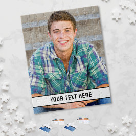 Personalisiertes Foto und Text Puzzle