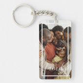 Personalisiertes Foto und Text Schlüsselanhänger (Vorderseite)