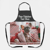Personalisiertes Foto und Text Schürze (Vorderseite)