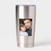 Personalisiertes Foto und Text sind Sie das Beste, Thermobecher (Rückseite)