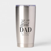 Personalisiertes Foto und Text sind Sie das Beste, Thermobecher (Vorderseite)