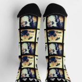 Personalisiertes Foto und Text Socken (Oben)