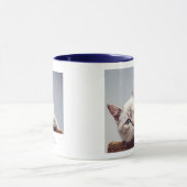 Personalisiertes Foto und Text Tasse (Zentrum)