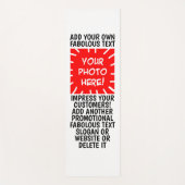 Personalisiertes Foto und Text Yoga Mattes, belieb Yogamatte (Vorderseite)