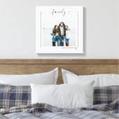 Personalisiertes Foto und Texttypografie Leinwanddruck (Insitu (Schlafzimmer))
