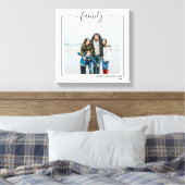 Personalisiertes Foto und Texttypografie Leinwanddruck (Insitu (Schlafzimmer))