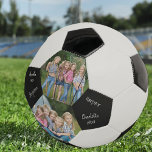 Personalisiertes Foto und unterzeichnet Fußball<br><div class="desc">Erstellen Sie Ihren eigenen Fußball - perfekt für den Tag des Vaters oder für andere Gelegenheiten. Die Fotovorlage ist für Sie Set, zwei Ihrer Lieblings-Fotos und bis zu 4 Signaturen hinzuzufügen. Jede Signatur ist in einer anderen Handschrift (verlass die Vorlagenfelder leer für alle, die du nicht benötigst). Dieser personalisierte Fußball...</div>