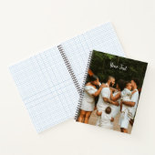 Personalisiertes Foto und Vorlage für benutzerdefi Notizblock (Innenseite)