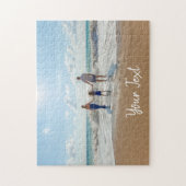 Personalisiertes Foto und Vorlage für benutzerdefi Puzzle (Vertikal)