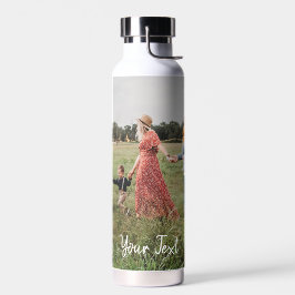 Personalisiertes Foto und Vorlage für benutzerdefi Trinkflasche