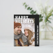 Personalisiertes Foto und Weihnachtskarte (Stehend Vorderseite)