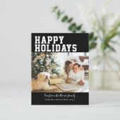 Personalisiertes Foto und Weihnachtskarte (Stehend Vorderseite)