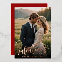 Personalisiertes Foto Unser erster Valentinstag
