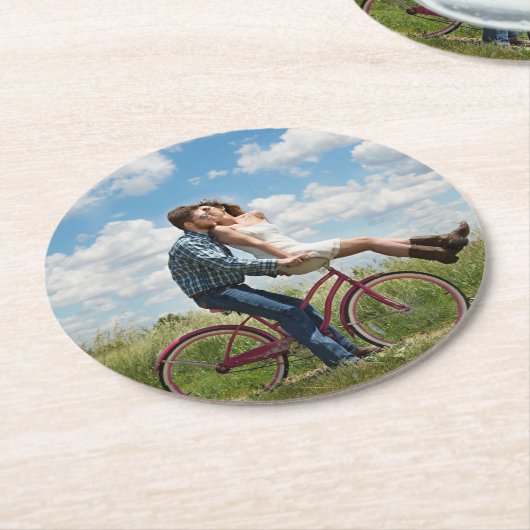 Personalisiertes Foto Untersetzer (Angewinkelt)