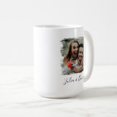 Personalisiertes Foto Valentinstag 15 oz Kaffeetasse (VorderseiteRechts)