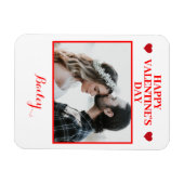 Personalisiertes Foto Valentinstag Flexible Magnet (Horizontal)