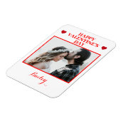 Personalisiertes Foto Valentinstag Flexible Magnet (Linke Seite)