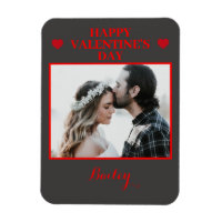 Personalisiertes Foto Valentinstag Flexible Magnet