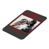 Personalisiertes Foto Valentinstag Flexible Magnet (Linke Seite)