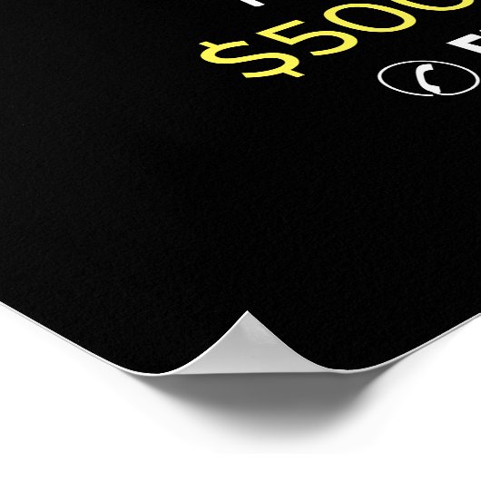 Personalisiertes Foto, Vermisst, verlorenes Hausti Poster (Ecke)