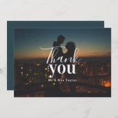 Personalisiertes Foto Vielen Dank Dankeskarte (Vorne/Hinten)