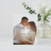 Personalisiertes Foto Vielen Dank Overlay (Stehend Vorderseite)