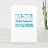 Personalisiertes Foto Vielen Dank Vater Vatertag K Karte (Rückseite)