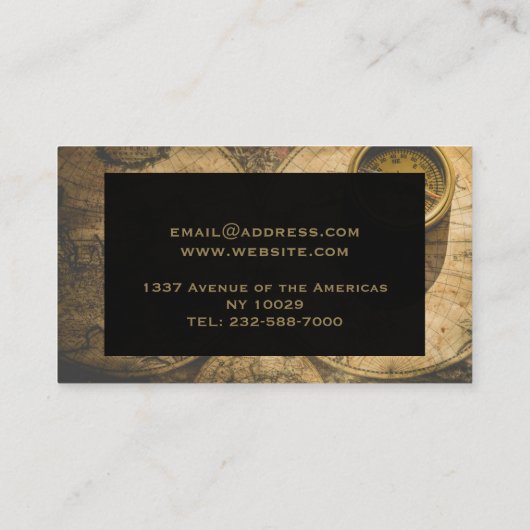 Personalisiertes Foto Visitenkarte (Rückseite)