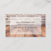 Personalisiertes Foto Visitenkarte (Rückseite)