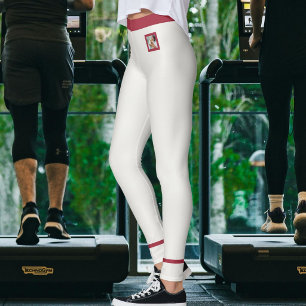 Personalisiertes Foto von Haustieren in neutralem  Leggings