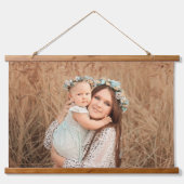 Personalisiertes Foto Wandteppich Mit Holzrahmen (Vorne)